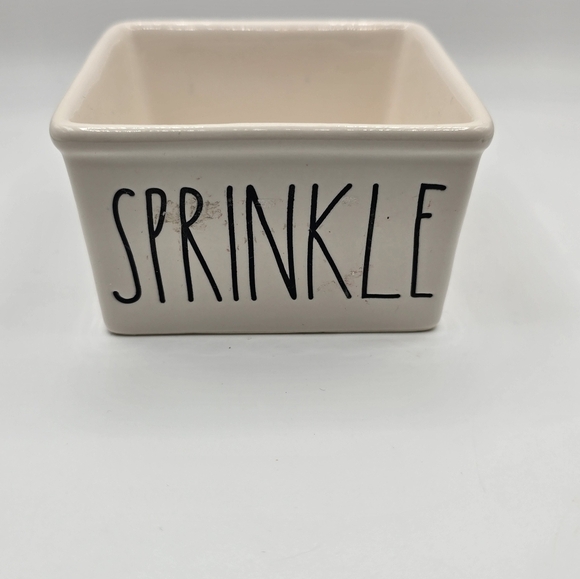 Sprinkle Replacement part of the Rae Dunn white ceramic 3-section serving set - Picture 1 of 4